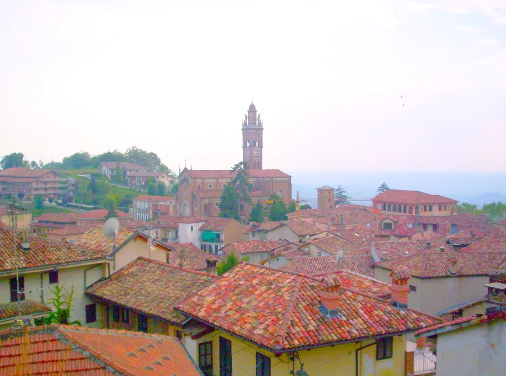 View of Monforte dʼAlba