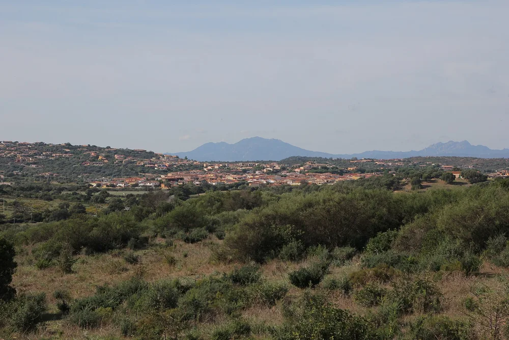 View of Monte Petrosu