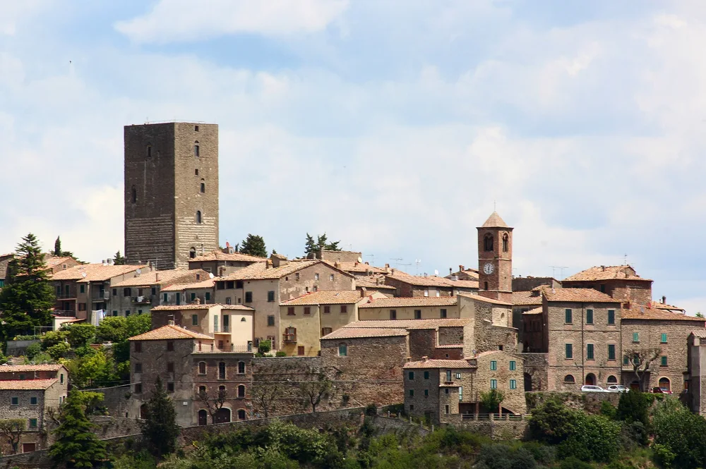 View of Montecatini Val di Cecina