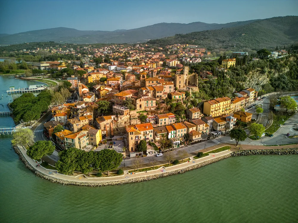 View of Passignano sul Trasimeno