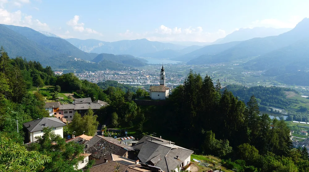 View of Pergine Valsugana