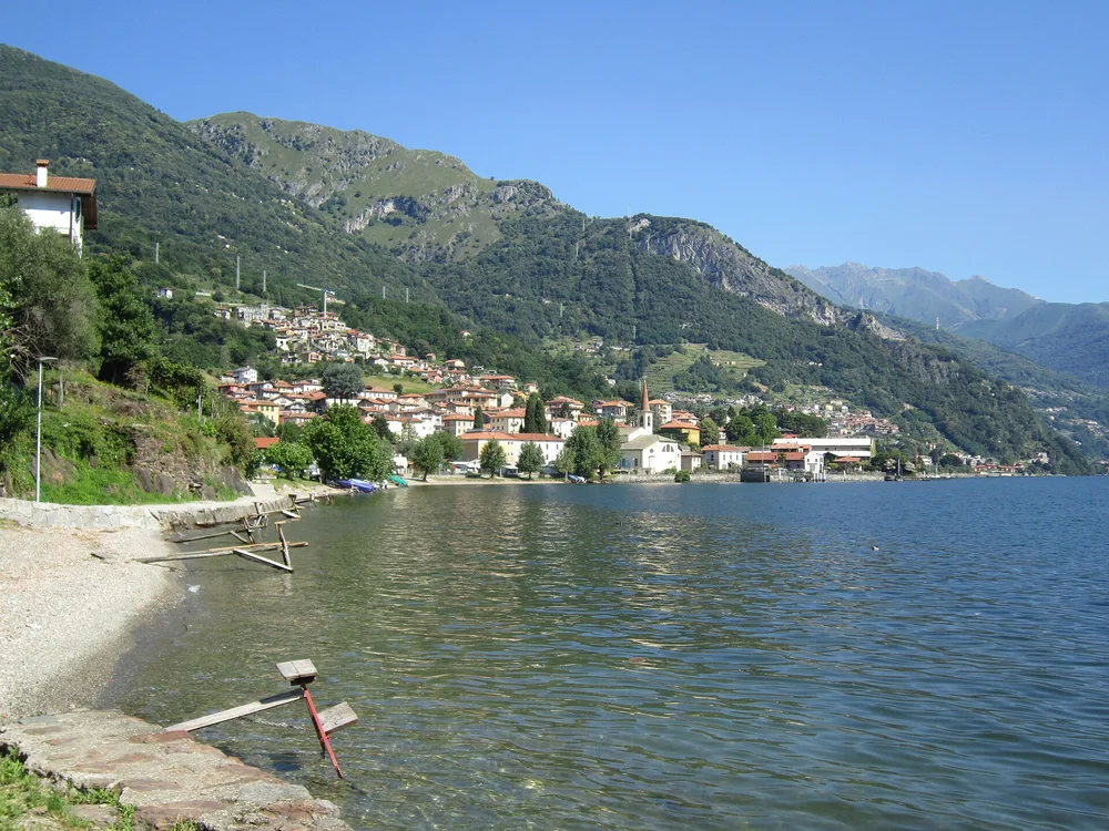 View of Pianello del Lario