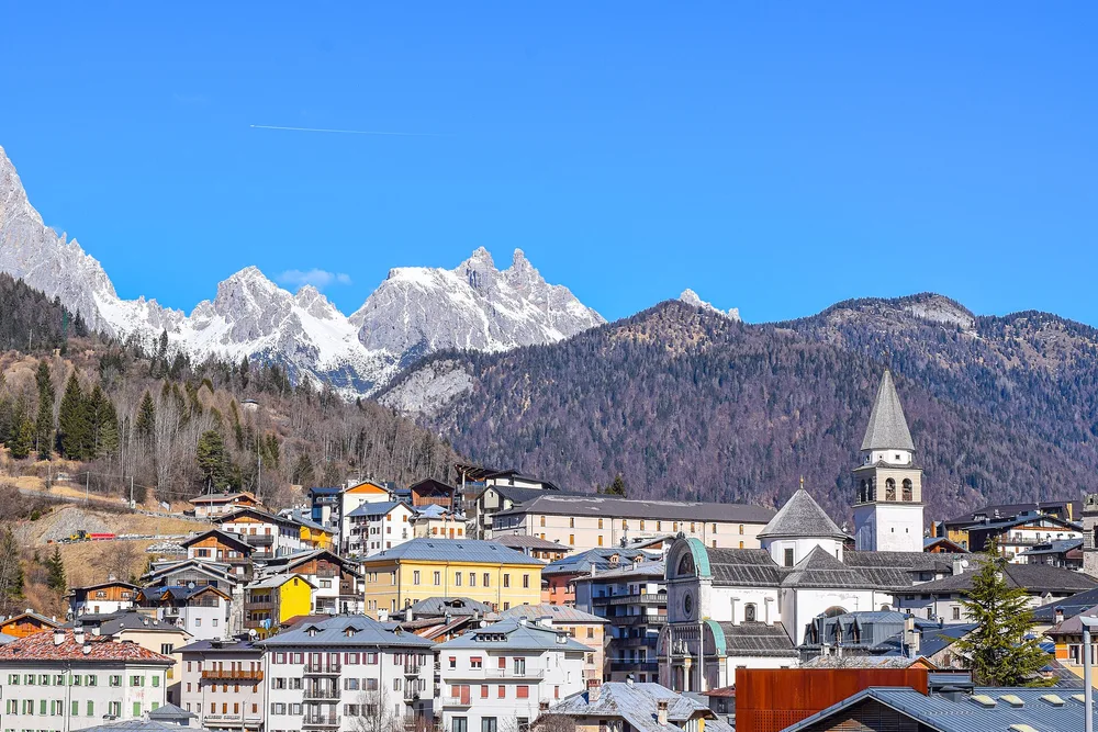 View of Pieve di Cadore