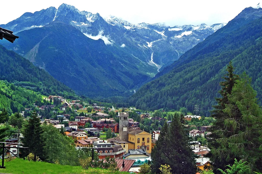 View of Ponte di Legno