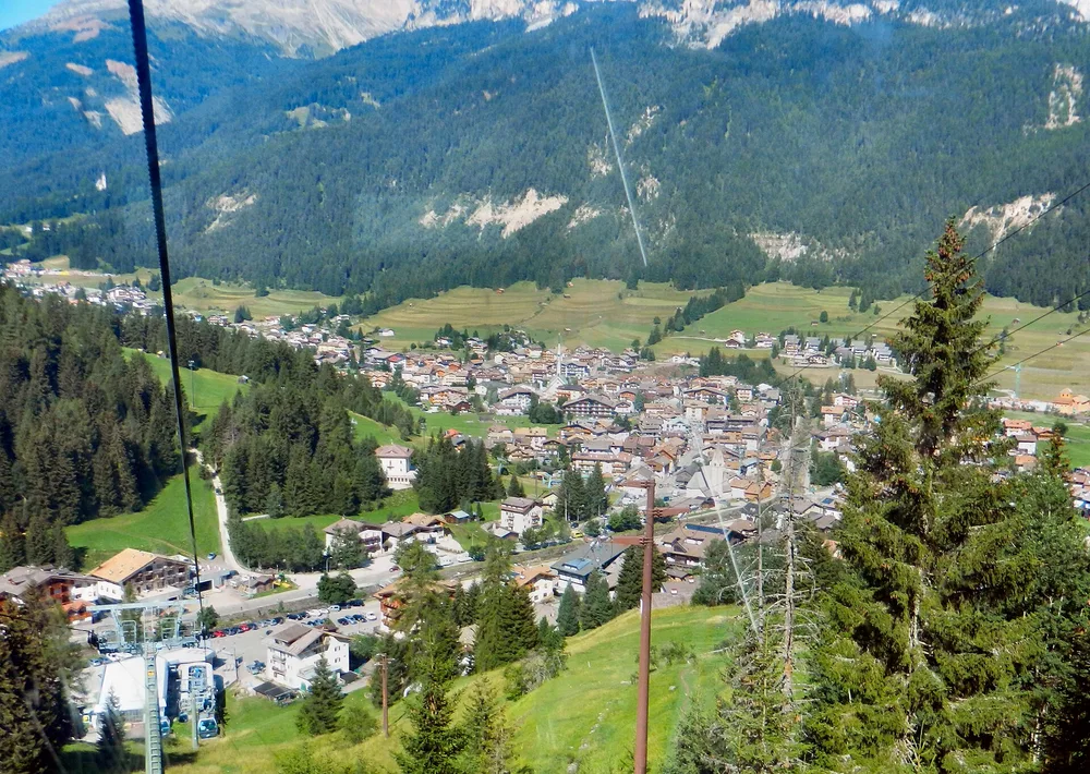 View of Pozza di Fassa