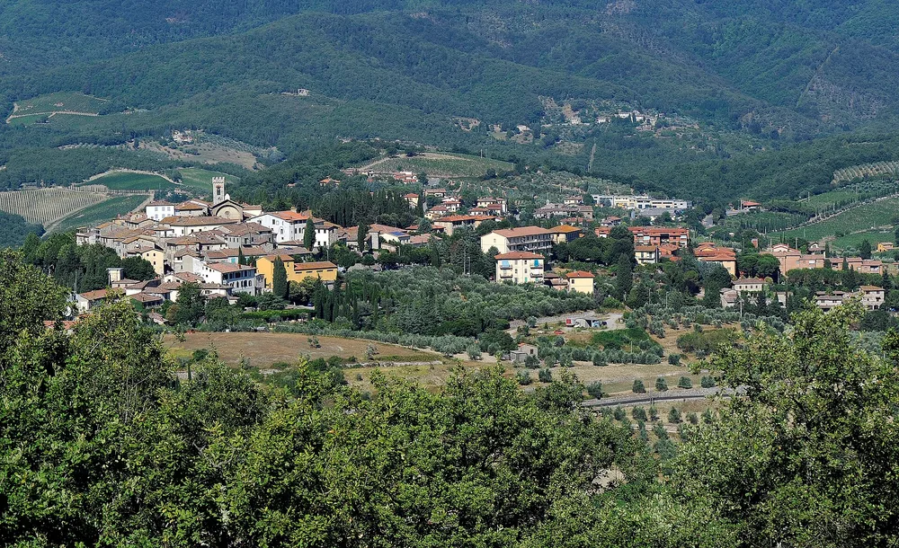 View of Radda in Chianti