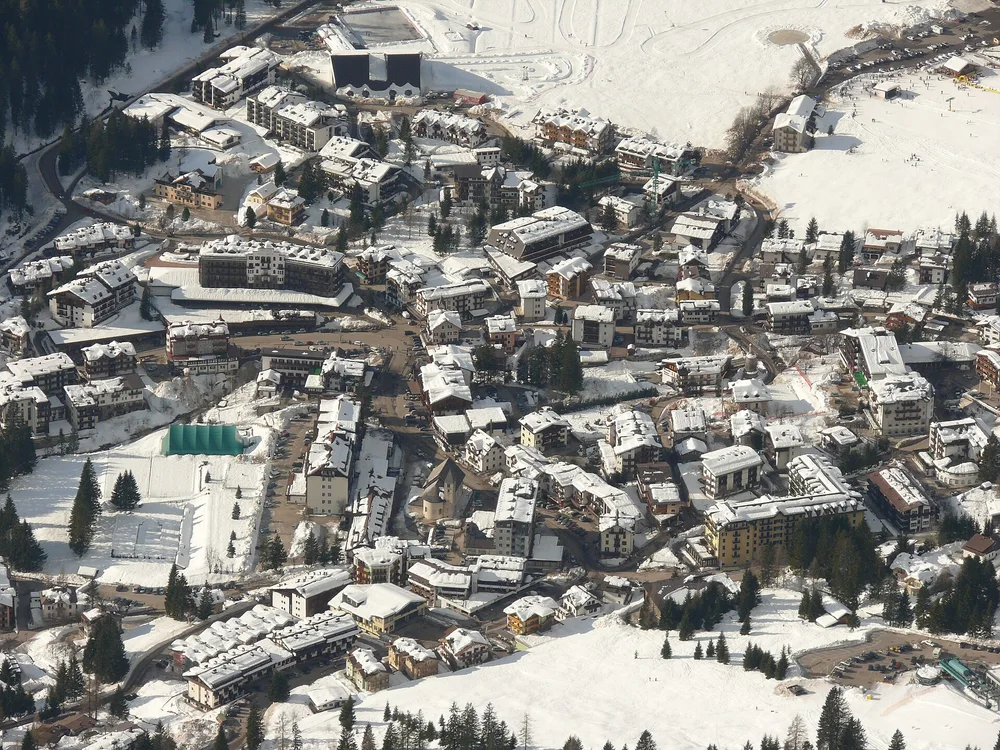 View of San Martino di Castrozza