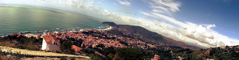 View of Santa Maria di Castellabate
