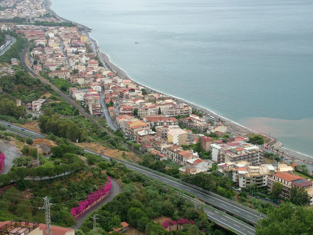 View of SantʼAlessio Siculo