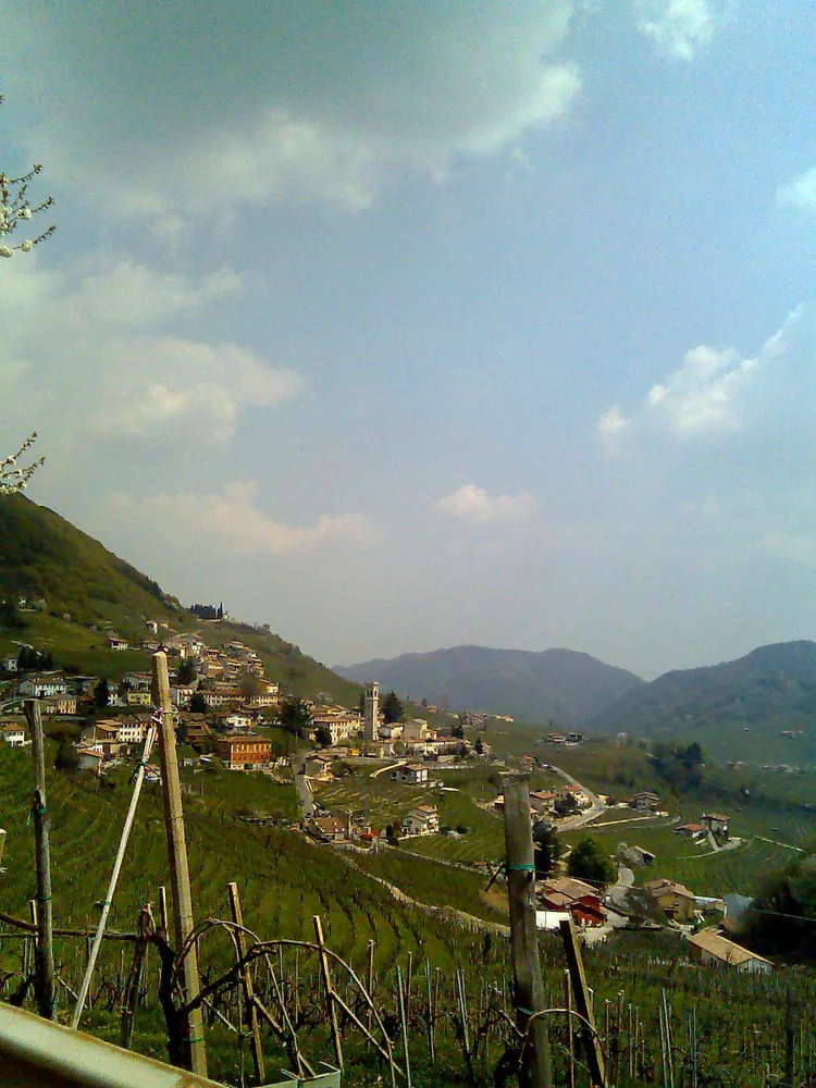View of Valdobbiadene