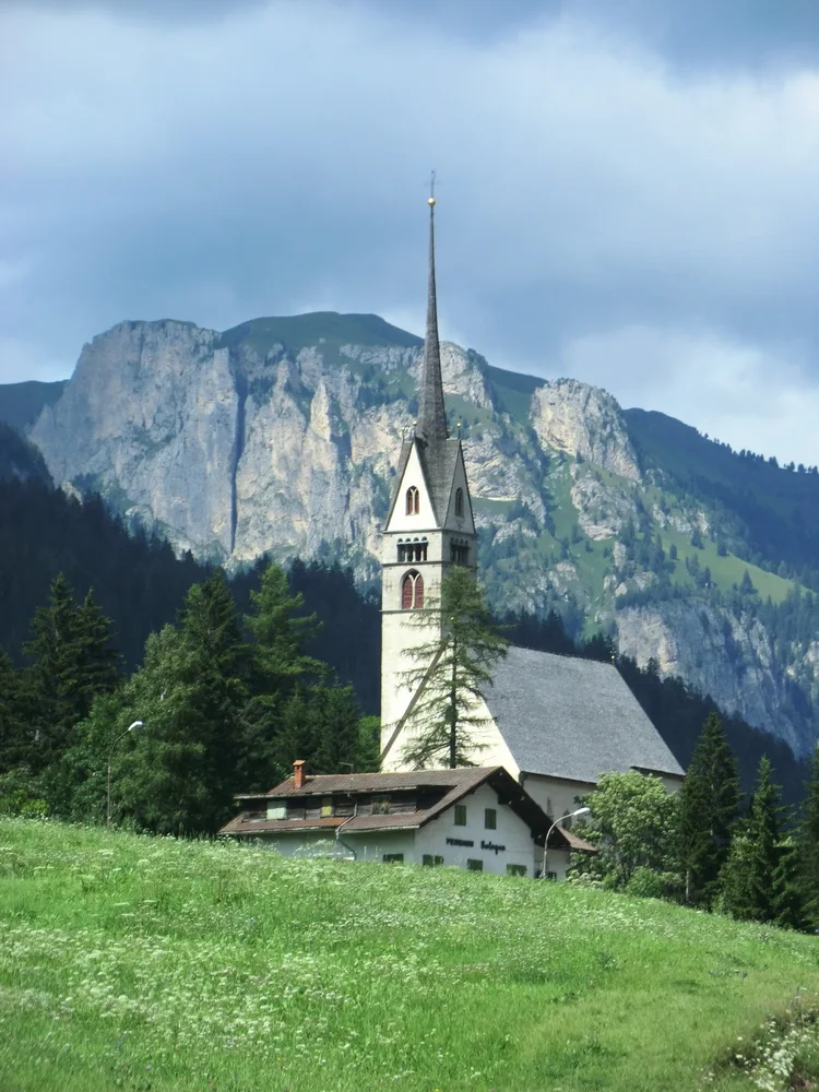 View of Vigo di Fassa