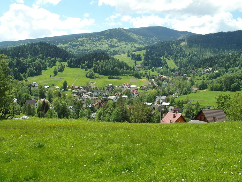 View of Korbielów