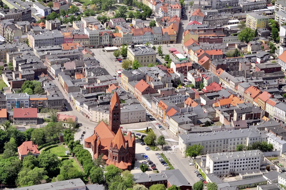 View of Ostrów Wielkopolski