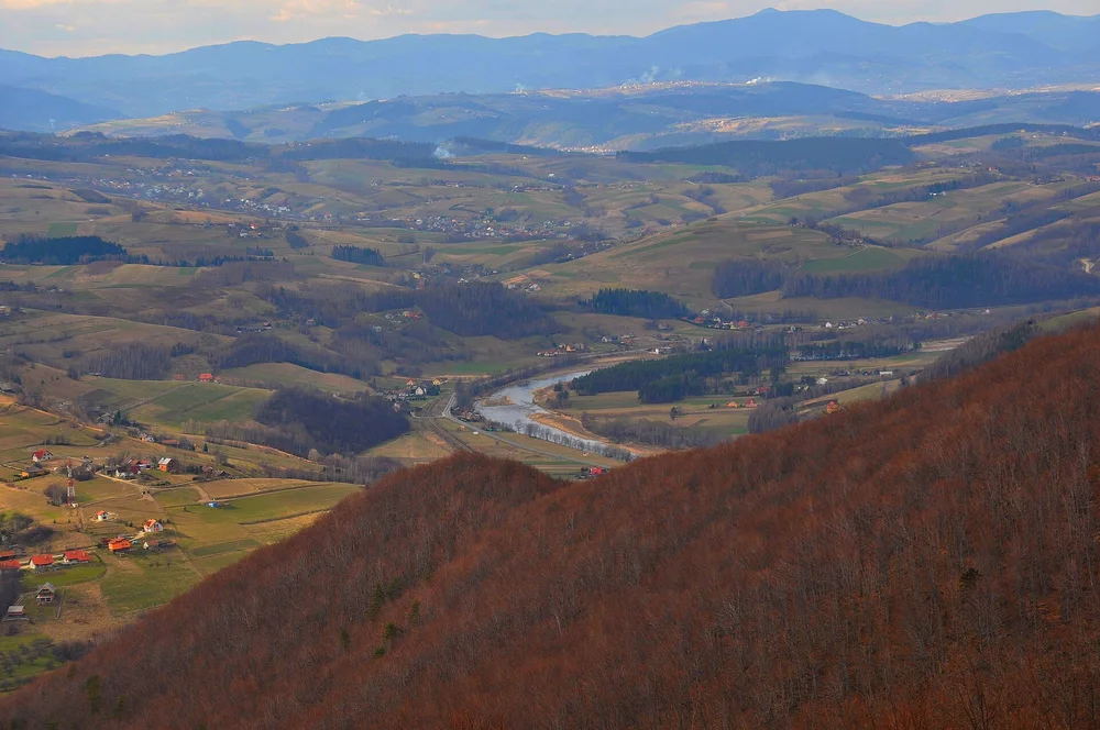 View of Piwniczna-Zdrój