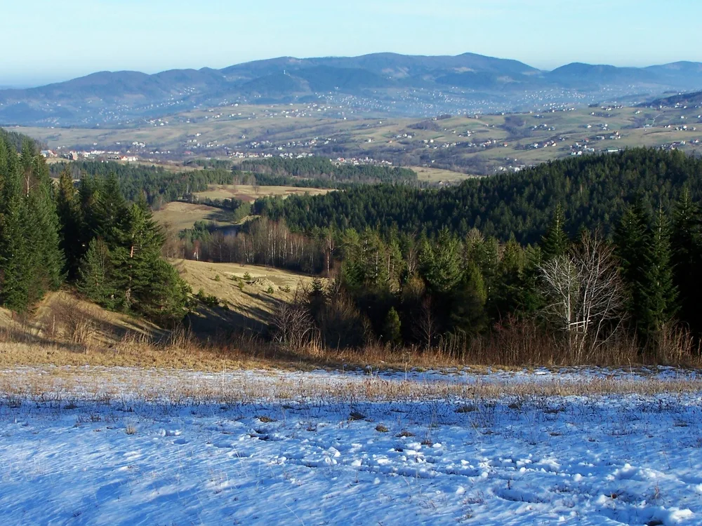 View of Słopnice