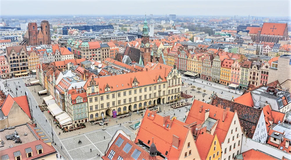 View of Wrocław