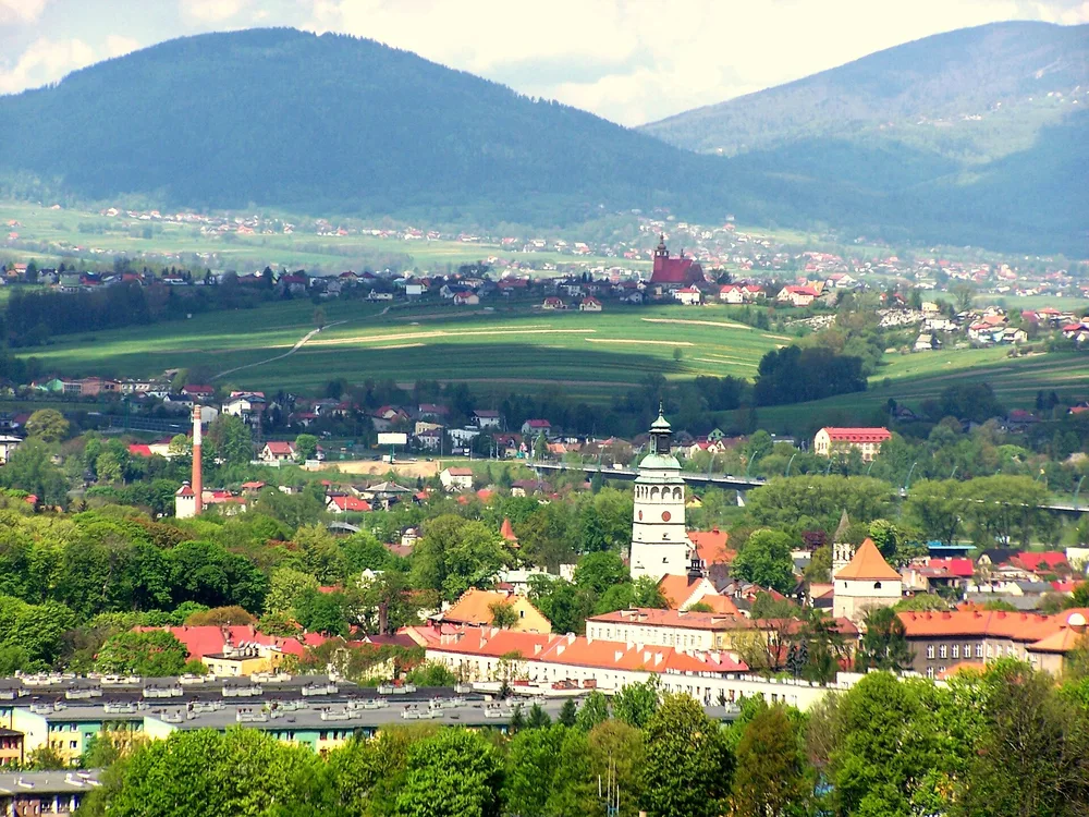 View of Żywiec